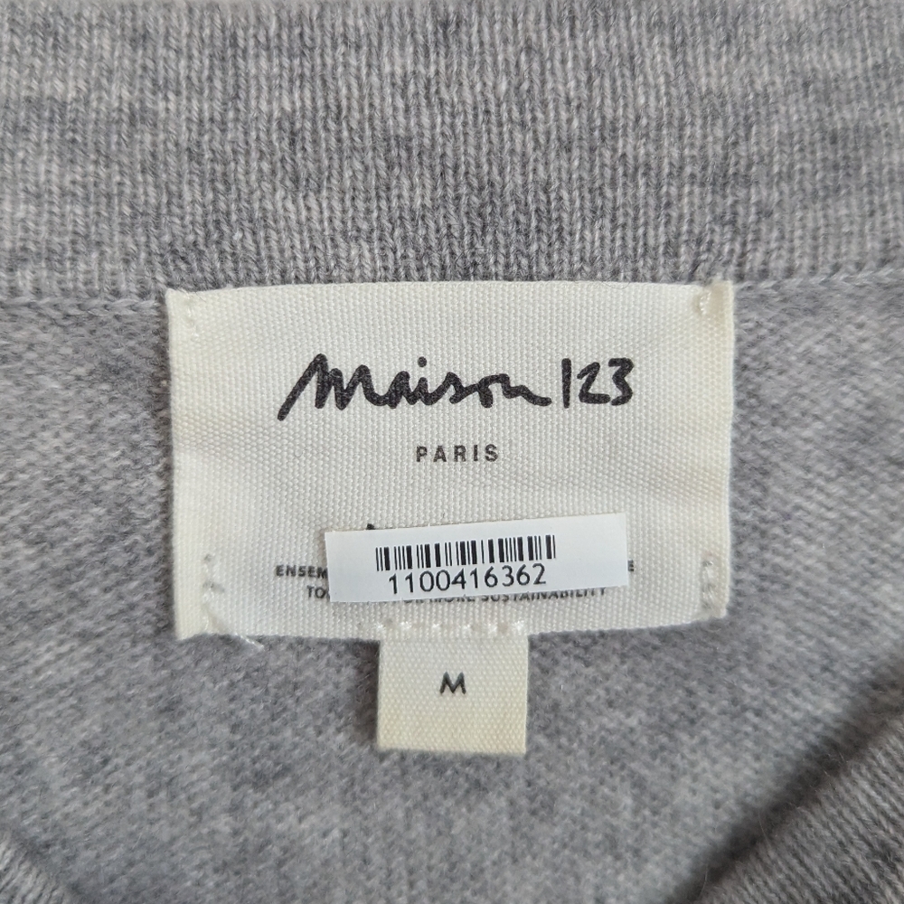Maison 123 Cashmere Color Block Sweater - Picture 6 of 7